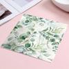 Pack of 20 Green Eucalyptuses Paper Napkins Vintages Table Decoration for Wedding Receptions and Garden Parties