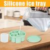 Ice Trays For Freezer With Lid Ice Maker Tray With Lid Food-Grade Silicone Kitchen Gadget For Vodka Beverage Tequila Whiskey