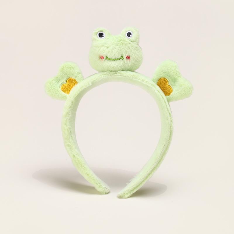Theme Animal Panda Little Rabbit Bear Hairband With Plush Love Design Embroidery