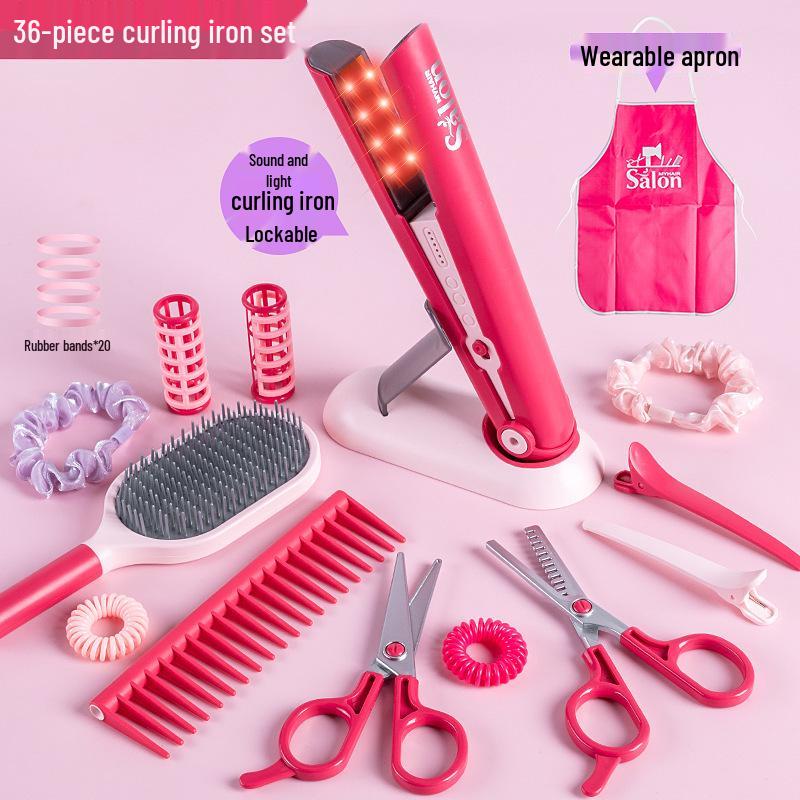 Children's Hair Salon Playset: Hairdryer, Wash & Cut Accessories for Kids