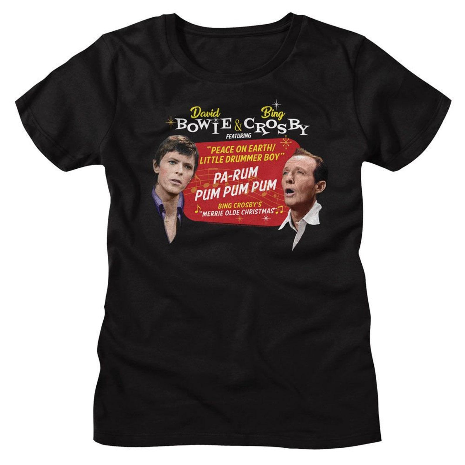 Bing Crosby and Bowie Pa Rum Black Women s T-Shirt 2XL