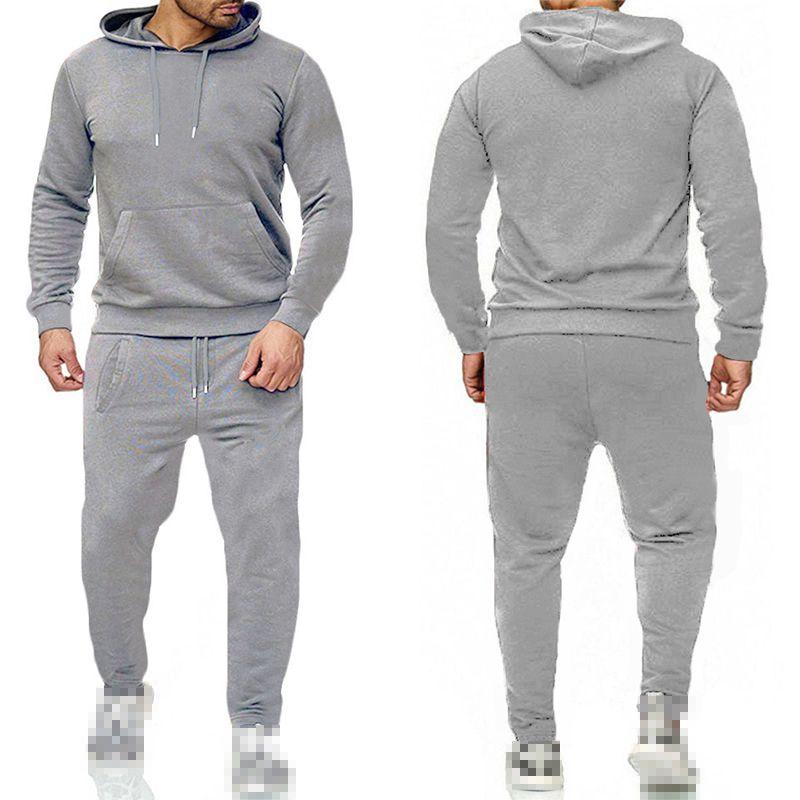 Immaculate Quality Mens Pullover Tracksuit Hoodie Jogging Bottoms Set With Stretch Fabric