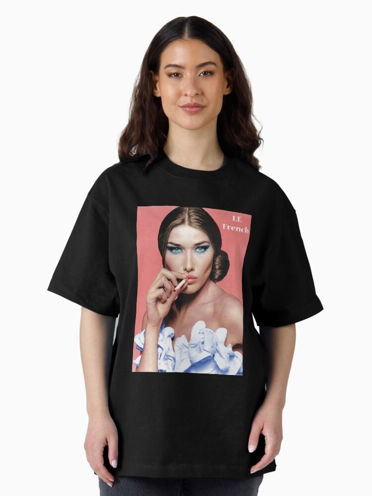 Françoise Hardy Le French Carla Bruni Oversized T-Shirt