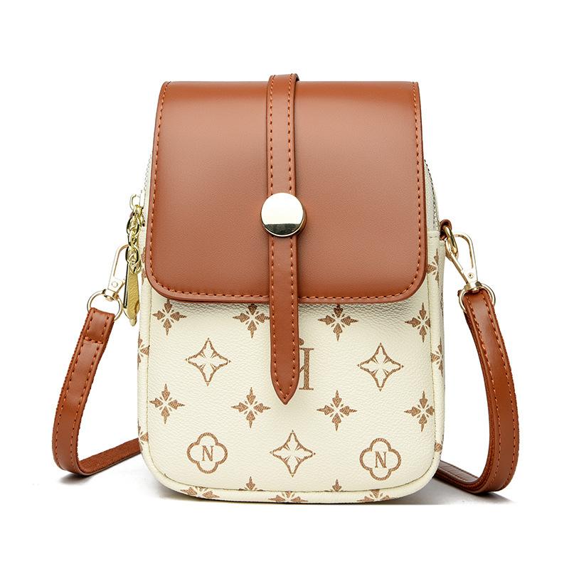 Women's bag new fashion color mobile phone bag mini small versatile oblique span shoulder