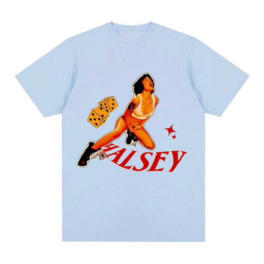 Halsey Safeword 2025 T-Shirt Women/Men Unisex Summer Fashion Clothing Casual Cotton Short Sleeve Tshirt Streetwear Y2K Trend Tee