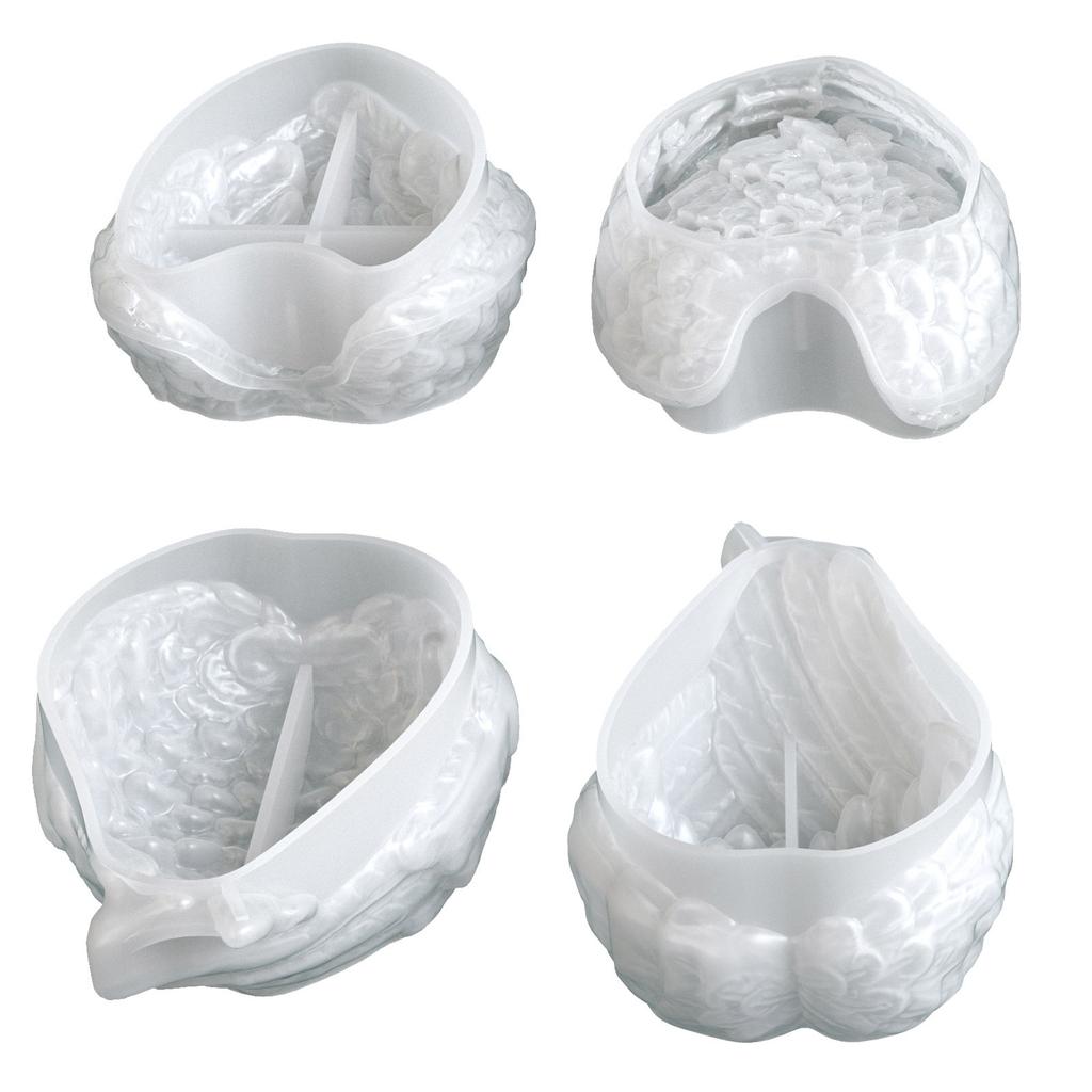 Wing Designs Silicone Mold For Handmade Resin Jewelry Dishes Candle Holders Decorative Trays Crafting Enthusiasts
