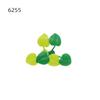 MOC Compatible 6255 Plant Flower Stem 1x1x2/3 with 3 Large Leaves Peach Leaf Grass Enlighten Building Block Bricks Particles Toy