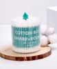 Pure Cotton Swabs (Pointed + Round) 1000 Sheets (200 Sheets * 5 Packs)