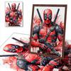 5D DIY Diamond Art Painting Kits for Adults, Deadpool Full Round Crystal Diamond Kits for Beginner for Home Wall Decorate