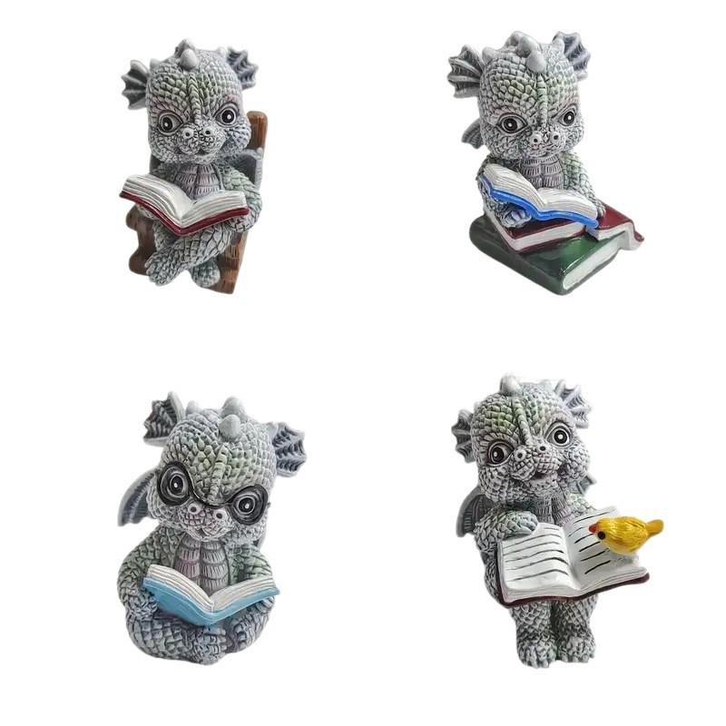 Creative Lying Rooster Resin Sculpture Decoration