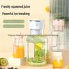 Bærbar Elektrisk Saftpresser Kop: Multifunktionel, Stor Kapacitet, Udendørs Frugtjuice Blender.