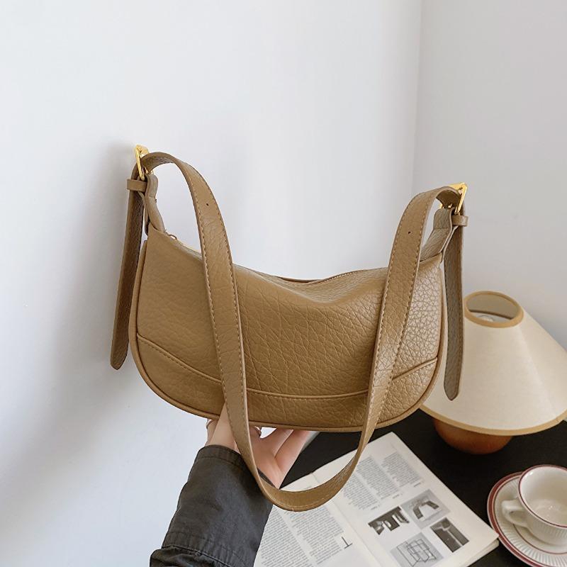 Solid Color Small Bag, New Autumn Popular Messenger Bag, Shoulder Bag, Girls' High-end Small Square Bag.