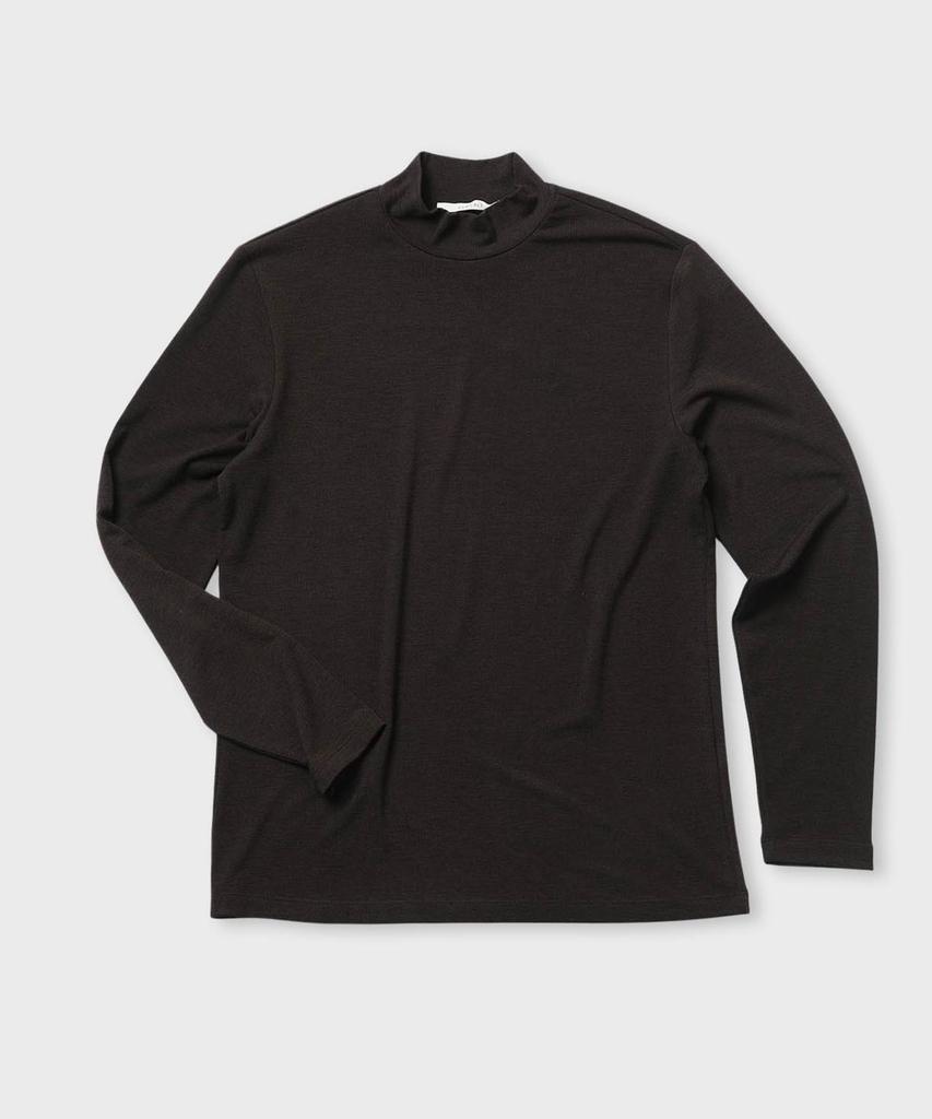 PANICALE Slim Fit Embroidered Turtleneck T-Shirt [7 Colors]