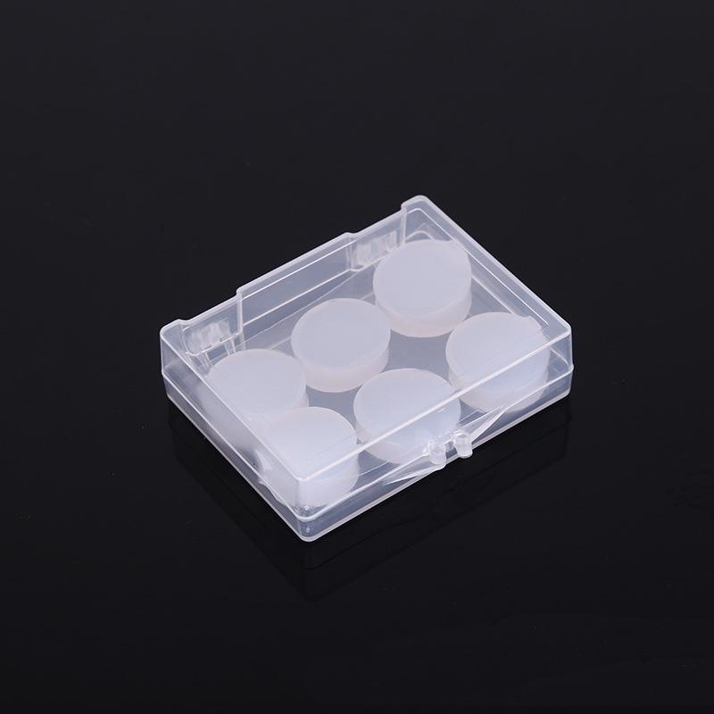 6/12PCS Silicone Ear Plugs Noise Reduction Sleep Anti Canceling Sound Insulation Earplug Protection Sleeping Reusable Ear Plugs