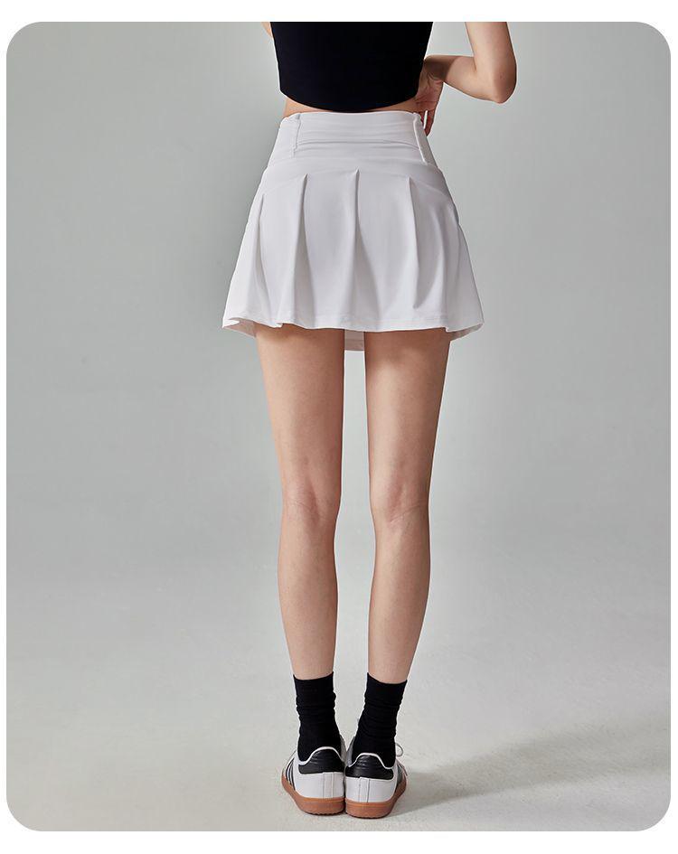 Women's Dopamine Summer Sports Set: Quick-Drying Vest & Anti-Exposure Skirt for Badminton, Tennis, and Running