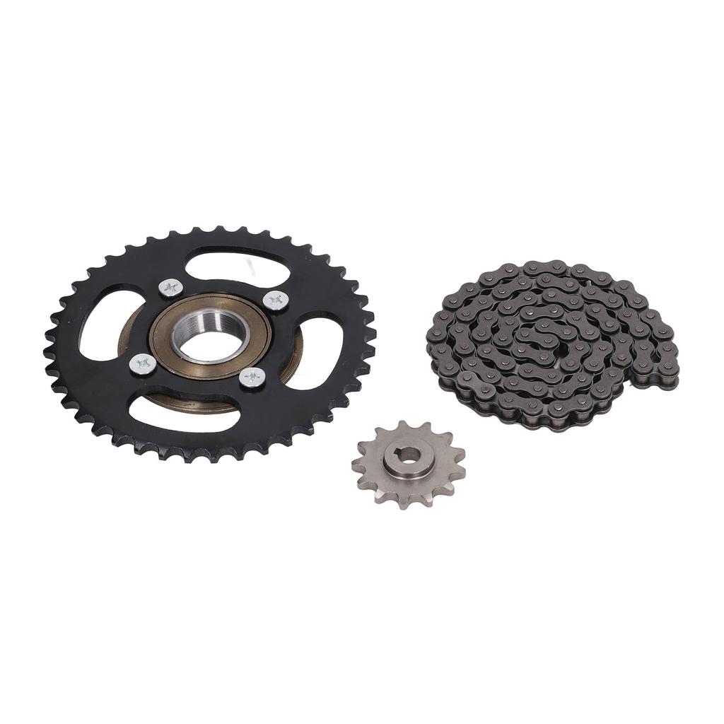 Kit Lanț și Pinioane 420 Oțel Lanț 420 76 Zale Pinion Față 13D Pinion Spate 41D pentru Bicicletă
