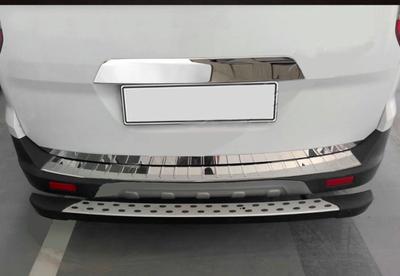 OmsaLine Rear Bumper Cover (glossy, Stainless) for Ford Courier 2014-2023