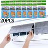 20/2PCS Air Conditioner Filter Papers Anti-Dust Air Condition Outlet Filter Net Cuttable Household Filter Screen Purification