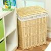 Rattan Woven Storage Basket for Laundry, Toys, or Hot Pot Restaurant Use
