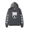 Satoru Gojo Hoodie Unisex Fleece Sweatshirt Dual Sleeve Vertical Japanese Kanji Manga Front Print Anime Pullover