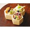 Yamaco Wooden Hexagonal Small Bowl, 7x6xH4cm, 27939