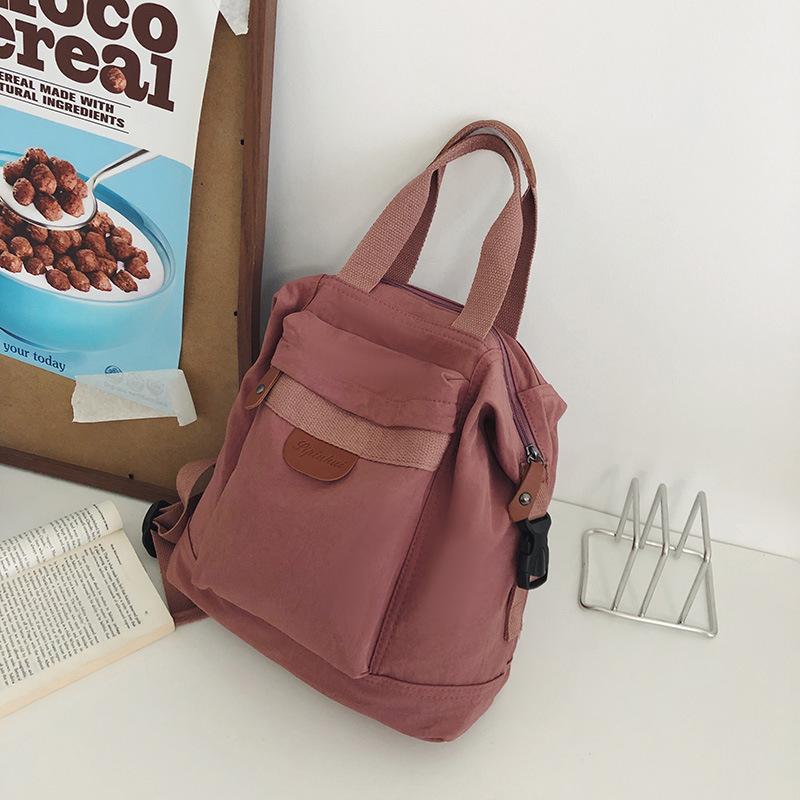 Japanese Retro Canvas Backpack for Women New Fashion Schoolbag for College Students Korean High School Backpack