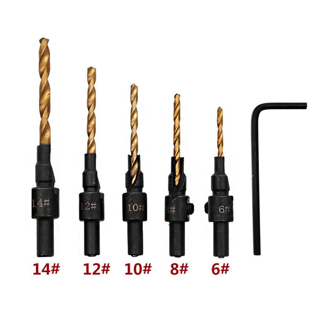 Hex Shank Drill Bit Parts Replacements Steel 45 1 Set