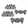 4pcs Dishwasher Replacement Wheel Assembly W10195416 Fit for Whirlpool Sears AP5983730, PS11722152, W10195416 W10195418 B00LGUB7UU