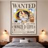 One Piece Hledaný plakát Monkey D. Luffy 400 milionů Beli Námořnictvo Vintage
