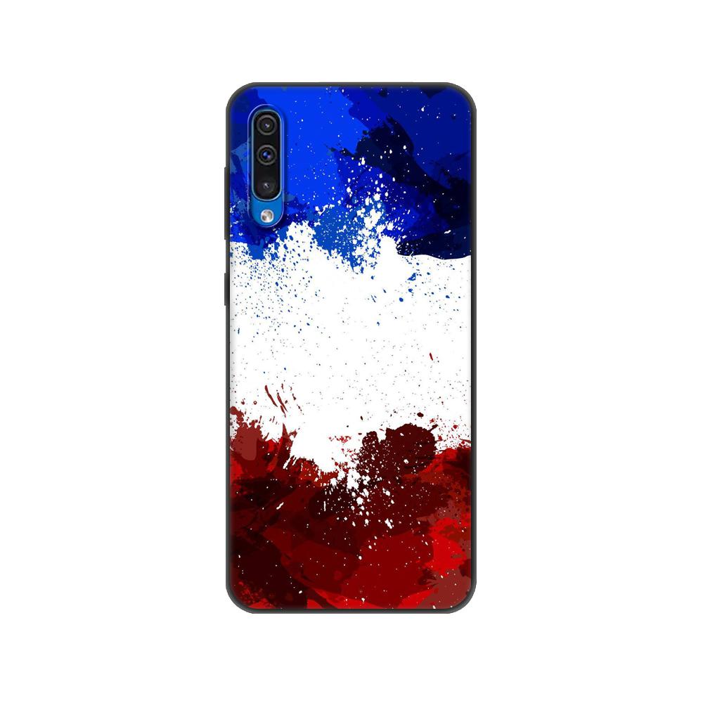 Black Tpu Case For Samsung Galaxy A50 50S A30S A10 A01 A11 A21S A31 A41 A51 A71 M21 M30S S10 LITE France Flag Paris Eiffel Tower