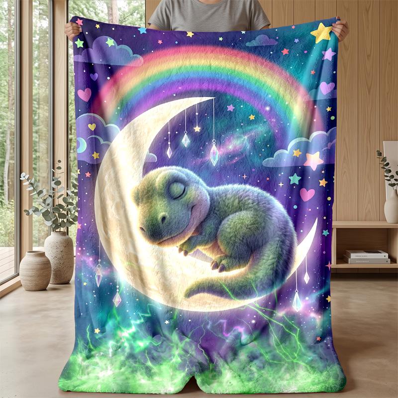 Dreamy Bubble Spa Theme Blanket Lightweight Warm Flannel Blanket Decorative Throw Blanket for Home Decoration