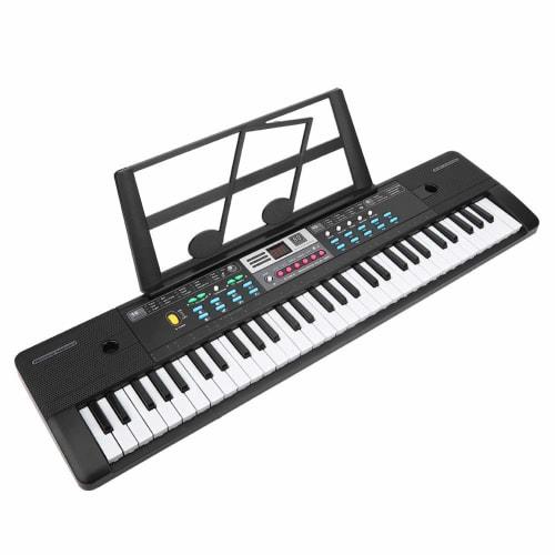 Hopcd Digital Piano, Beginner-Friendly, 61 Keys, Compact, Lightweight, Small, Educational Instrument, Piano Keyboard, Electronic Keyboard, Long-Lastin