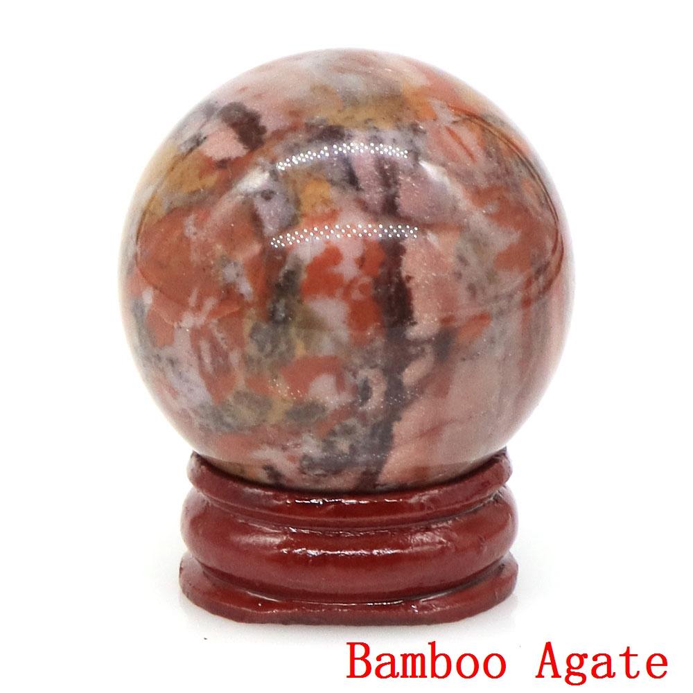 40mm Natursteine Amethyst Lapislazuli Reiki Heilkristalle Energie Chakra Massage Edelstein Kugel Heimdeko Handwerk Mit Ständer
