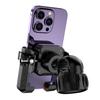 Motorcycle Phone Mount, One Hand Operation Bike Phone Mount, ATV Bicycles Scooters Cellphone Holder Clip