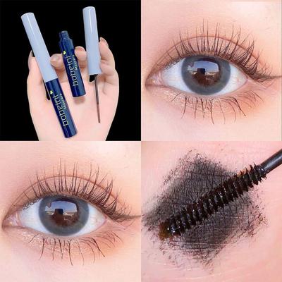Malá kartáčková řasenka prodlužující zahušťující kudrlinky Dlouhotrvající voděodolná a nerozmazává se Začátečníci Quick Dry Mascara Primer Student Makeup
