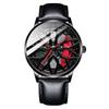 SVJ High-End Men's Quartz Watch: Three-Dimensional Hollow C63 Design with Genuine Wheel Hub.