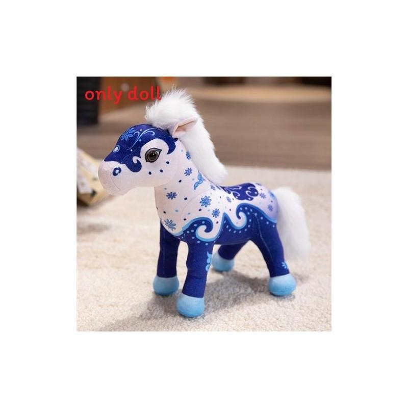 Cute Ethnic Style Pony Plush Toy Doll For Kids Birthday Gift
