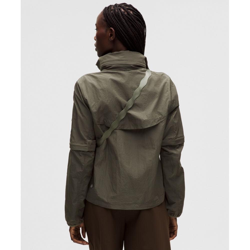 Lululemon Convertible Ripstop Hiking Jacket Army Green