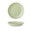 8-inch Hand-textured Cream-style Series Deep Plate Home Round Dinner Plate Simple Solid Color Large Capacity Ceramic Fruit Plate