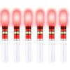 6lots Night Fishing LED Glowing Stick, Waterproof Luminescent Floating Tail Light, Portables  Fishing Tackle Accessories