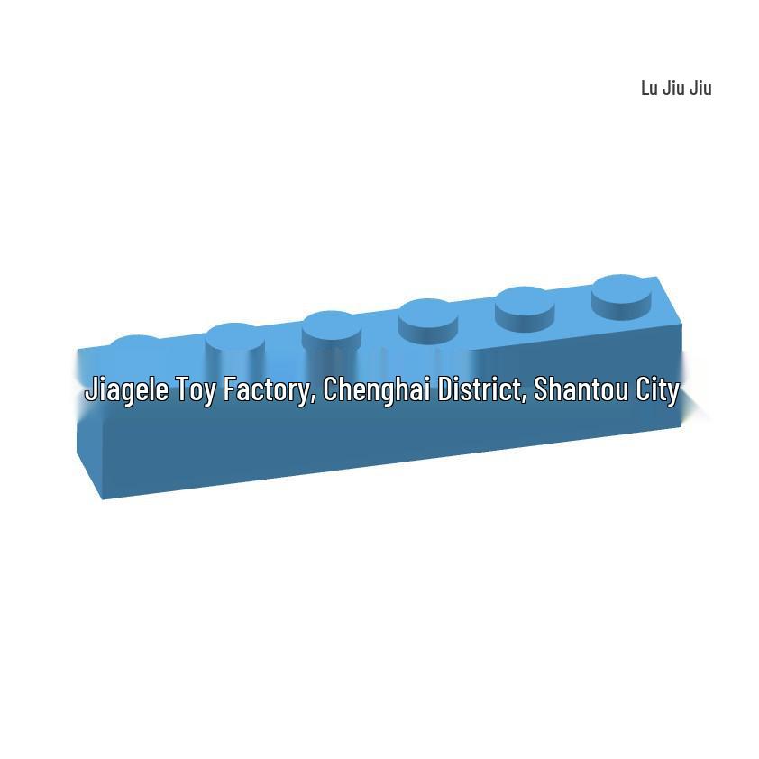 1x6 High Brick Accessories: Compatible MOC Building Blocks with Lego, Small Particle Assembly [50G Min Order]