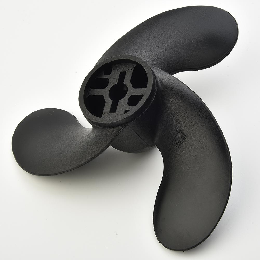 Tools Outboard Propeller 1pc Accessory Black Boat For Tohatsu 3.5HP Marine Nylon 47.05mm*78.05mm Practical Useful