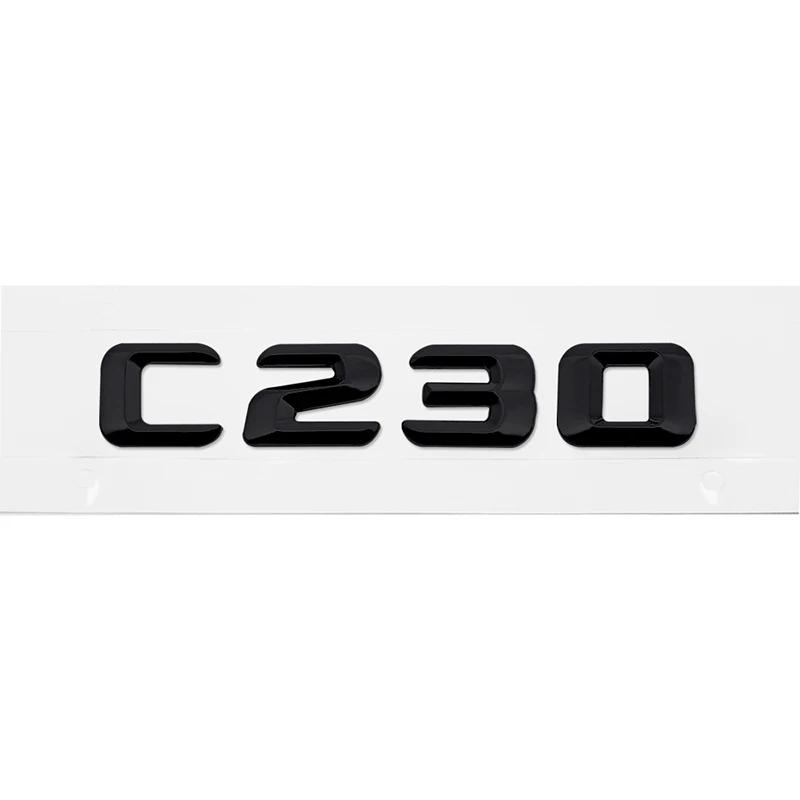 3D Car Tail Letter Stickers Badge for Mercedes Benz C Class C32 C36 C43 C55 C63 C180 C200 C220 C230 Auto Rear Trunk Emblem BA1
