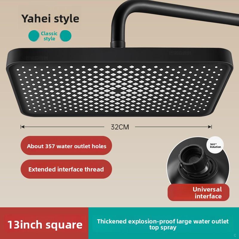 13 Inch Large Water Output Top Spray Flower Shower ,Shower  Flower Drying Showerhead Hotel