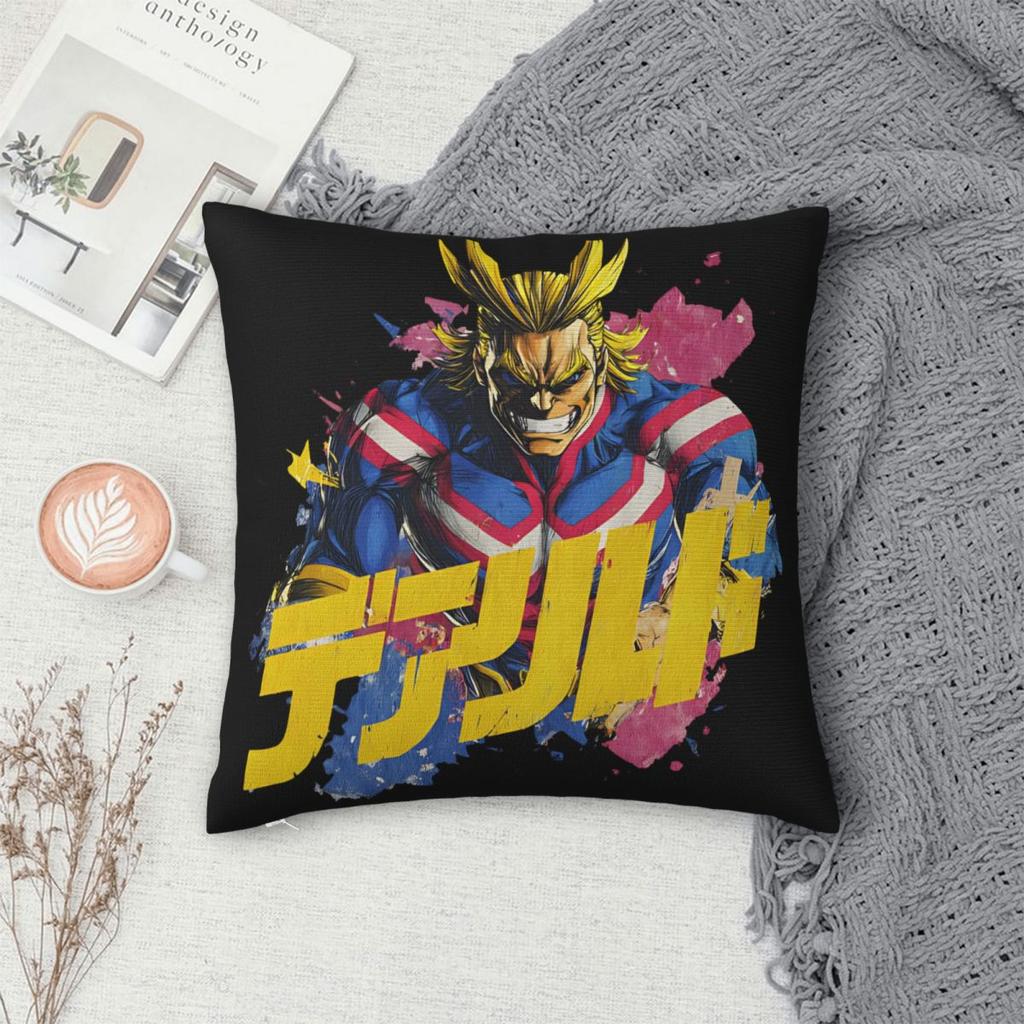 Stylish Car My Hero Academia All MightDecoration Pillowcases Merch Pillow Covers Square Multiple Sizes