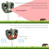 Ultrasonic Rodent Repellent Outdoor Solar Animal Repellent Infrared Induction Flash Bird Repellent