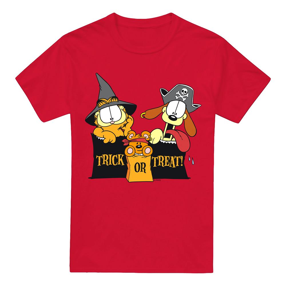 Garfield Mens Trick Or Treat T-Shirt