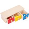 Montessori Holzmünz- und Ballbox Lernspielzeug für Kleinkinder (Alter 1-3)