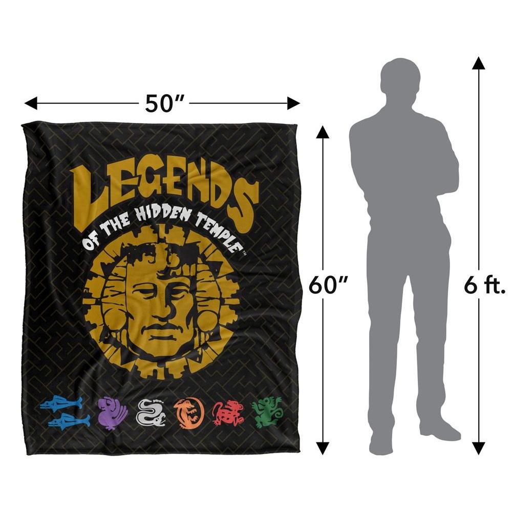 Legends of the Hidden Temple Silky Logos Supersoft Blanket