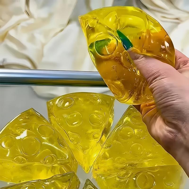Honigkäse Squishy Fidget Spielzeug Super Weich hi Käse Langsamer Rückprall Quetsch Stressball Anti-Stress Sensorisches Spielzeug für Erwachsene